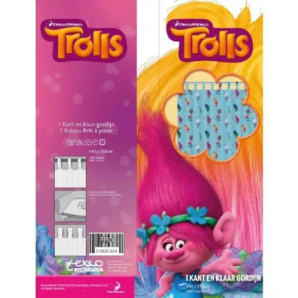 Trolls Gardin 140 x 250 cm.