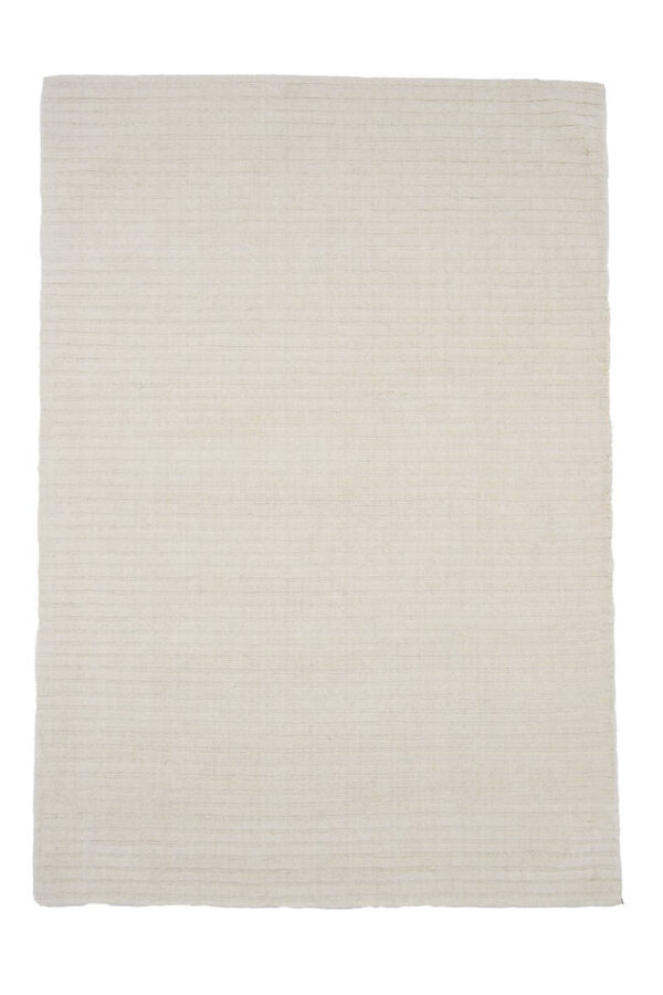 Milton Ull/polyester/cotton - 230*160- -Rektangulär-Vit