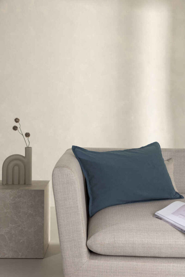 Ronja Kuddfodral Bomull Dusty Blå Venture Home