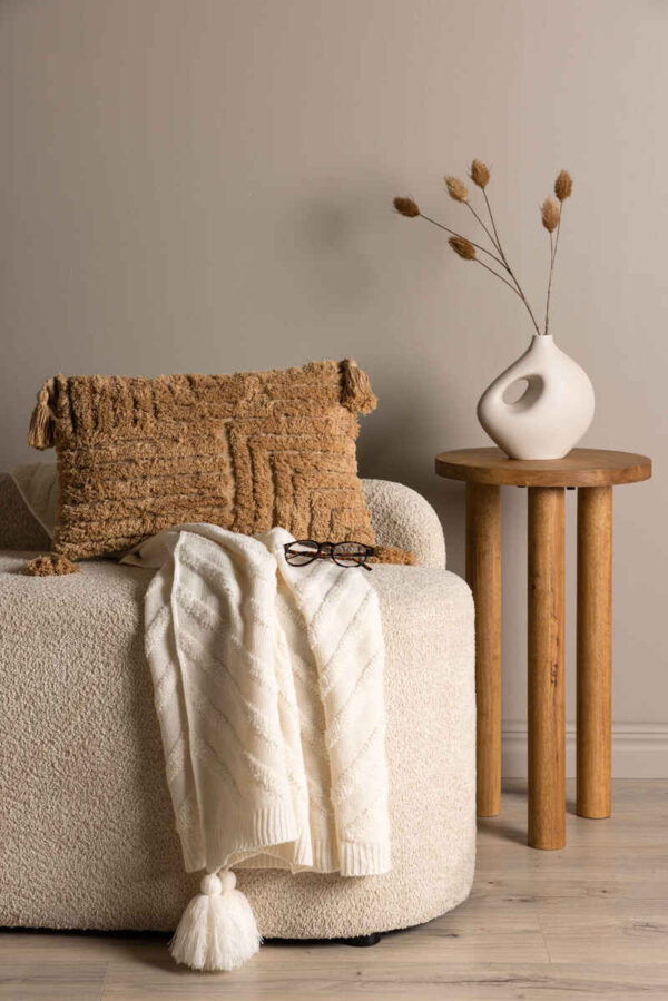Idun Kuddfodral PolyBomull Brun Venture Home