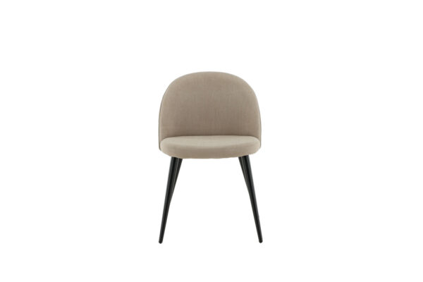Matstol Velvet Svart Beige - Venture Home