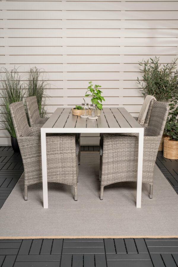 Break Rektangulär Matgrupp Table: 74x150x90 Chair: 65x92x58 - Venture Home