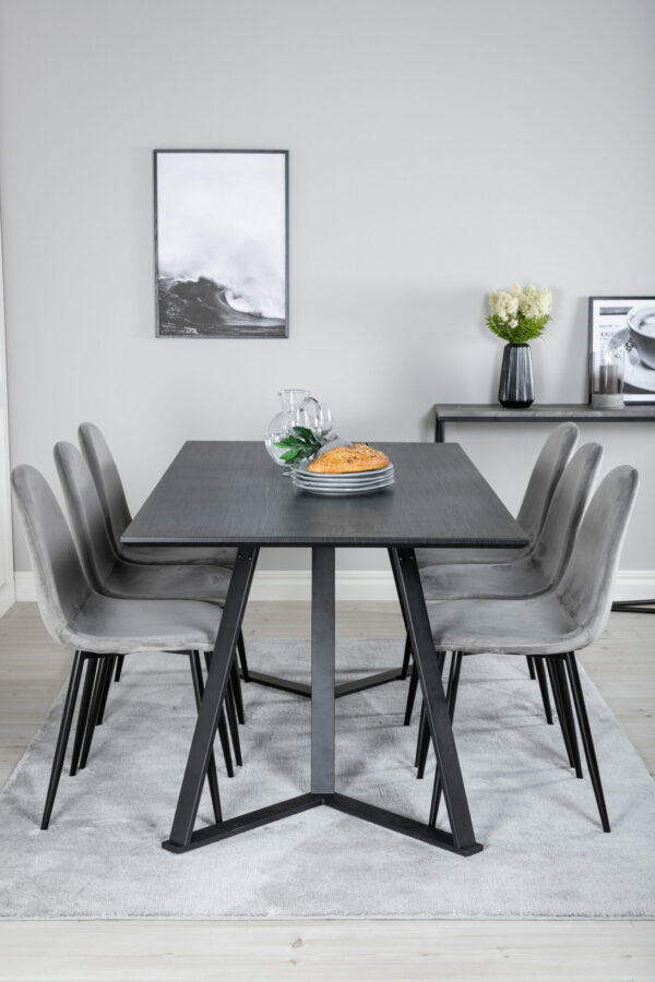 Matgrupp Marina med stolarna Polar Table: 75x180x90 Chair: 53,3x88x42,5 - Venture Home