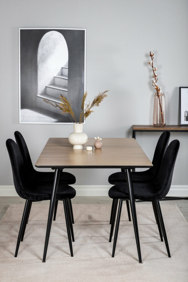 Silar Rektangulär Matgrupp Table: 76x120x90 Chair: 53,3x88x42,5 - Venture Home