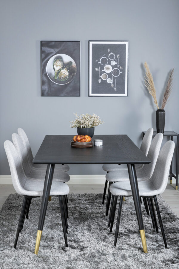 Matgrupp Dipp med stolarna Polar Table: 75x180x90 Chair: 53x87x44 - Venture Home