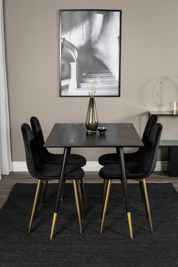 Matgrupp Dipp med stolarna Polar Table: 75x120x85 Chair: 52x86x44 - Venture Home