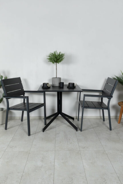 Way Rektangulär Matgrupp Table: 72x70x70 Chair: 59x89x57 - Venture Home