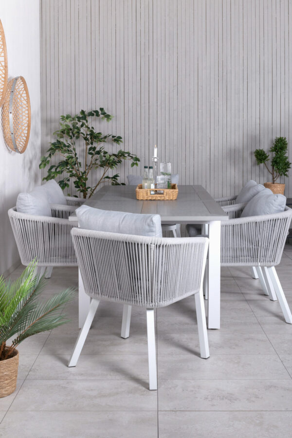 Albany Rektangulär Matgrupp Table: 75x152x90 Chair: 62,5x73x60 - Venture Home