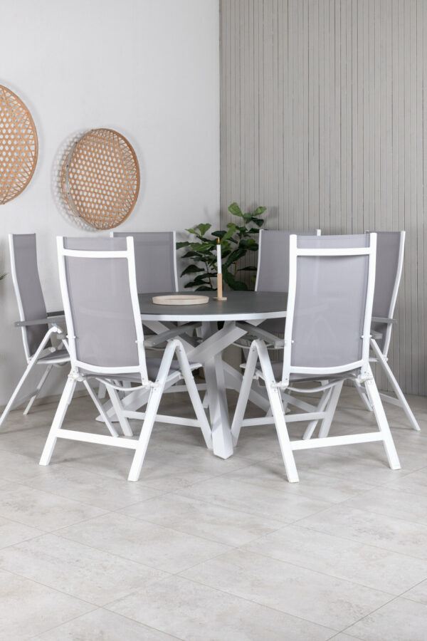 Copacabana Rund Matgrupp Table: ⌀140 Chair: 67x109,5x59 - Venture Home