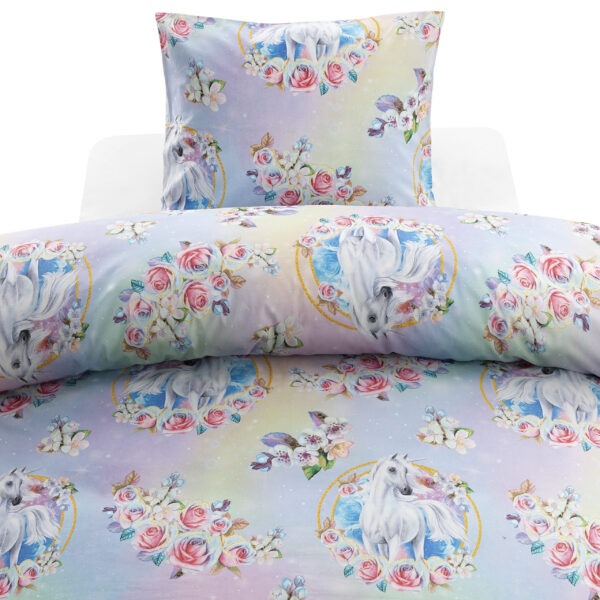 Påslakanset 2-Dels Spirit Rosa 150x210 cm - Borganäs of Sweden