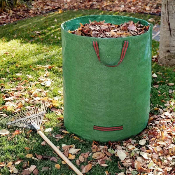 Gårdsavfallspåse 120L 3-pack - med Röda Handtag
